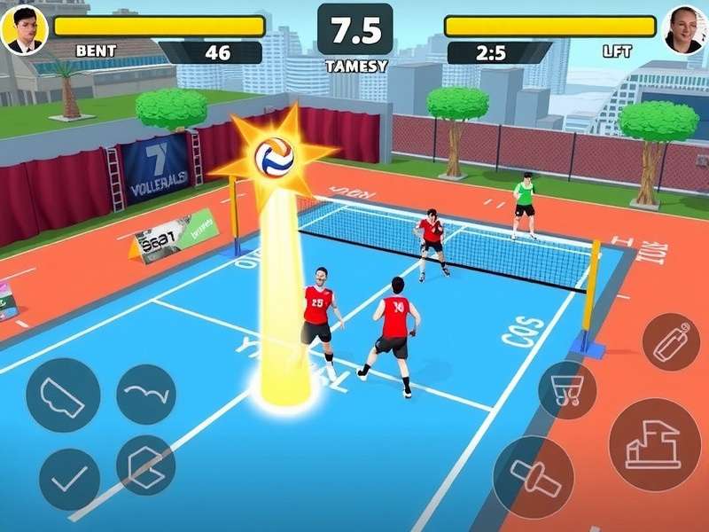 Hyderabad Volley Flash Gameplay Screenshot